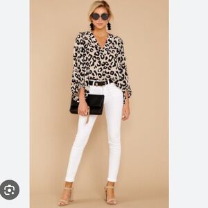 Animal Print Blouse